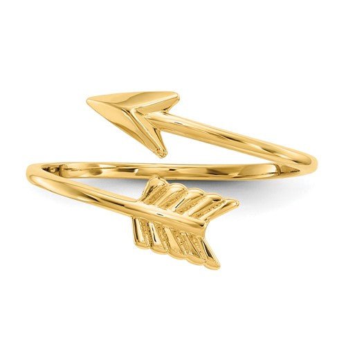 Gold clearance arrow ring