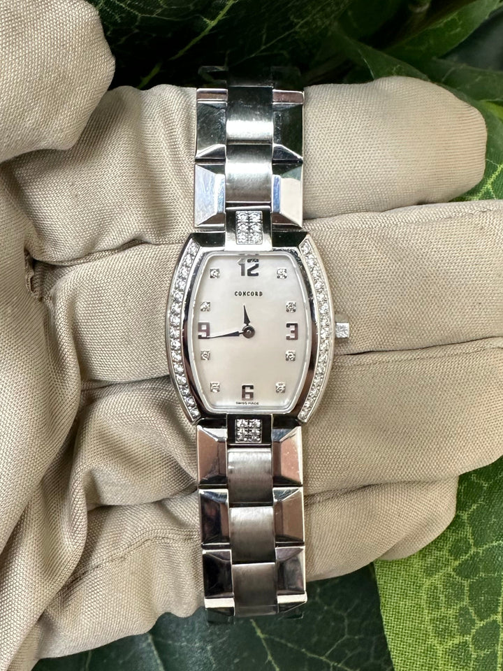 Concord La Scala with Diamonds Lady's Stainless Steel Watch