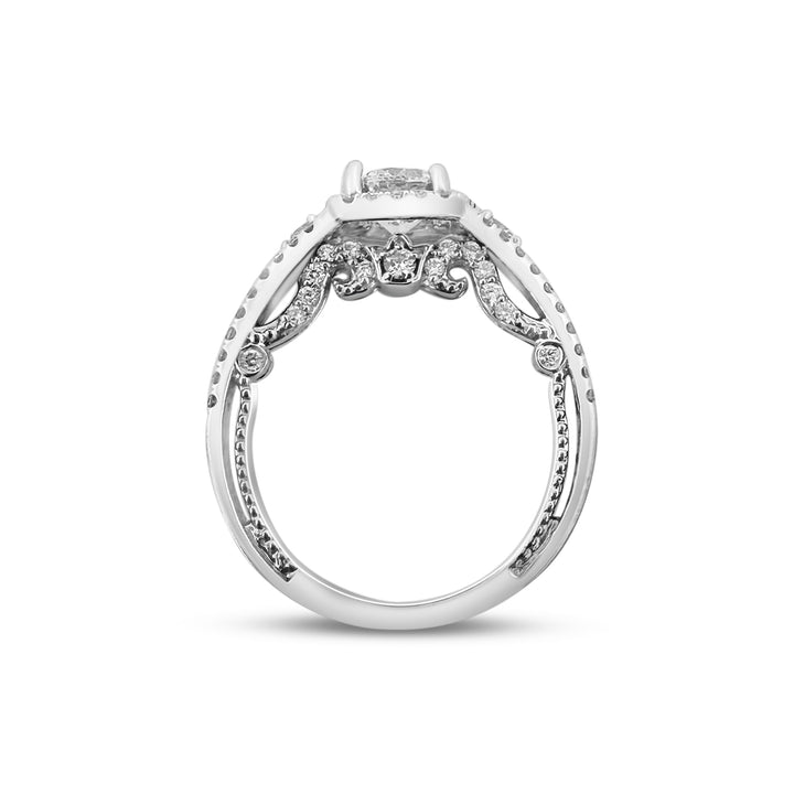 EGL Graded 1.91ctw Round Brilliant Natural Diamond Engagement Ring in 14k White Gold