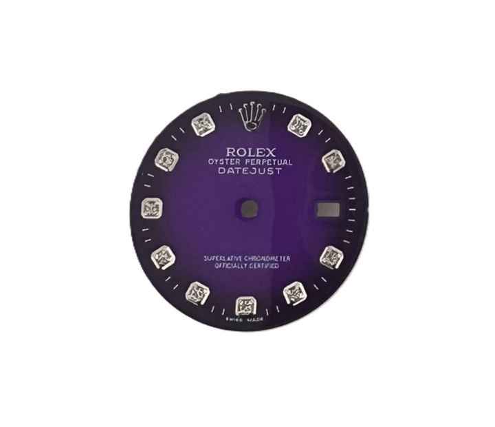 Dial for Rolex Datejust 36mm Purple with Diamond Markers