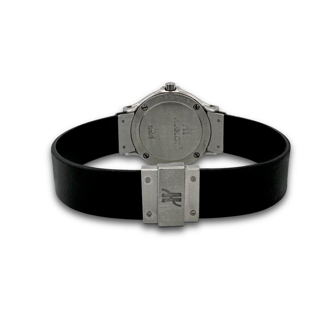 Hublot MDM Classic 24mm Stainless Steel Rubber Strap Watch