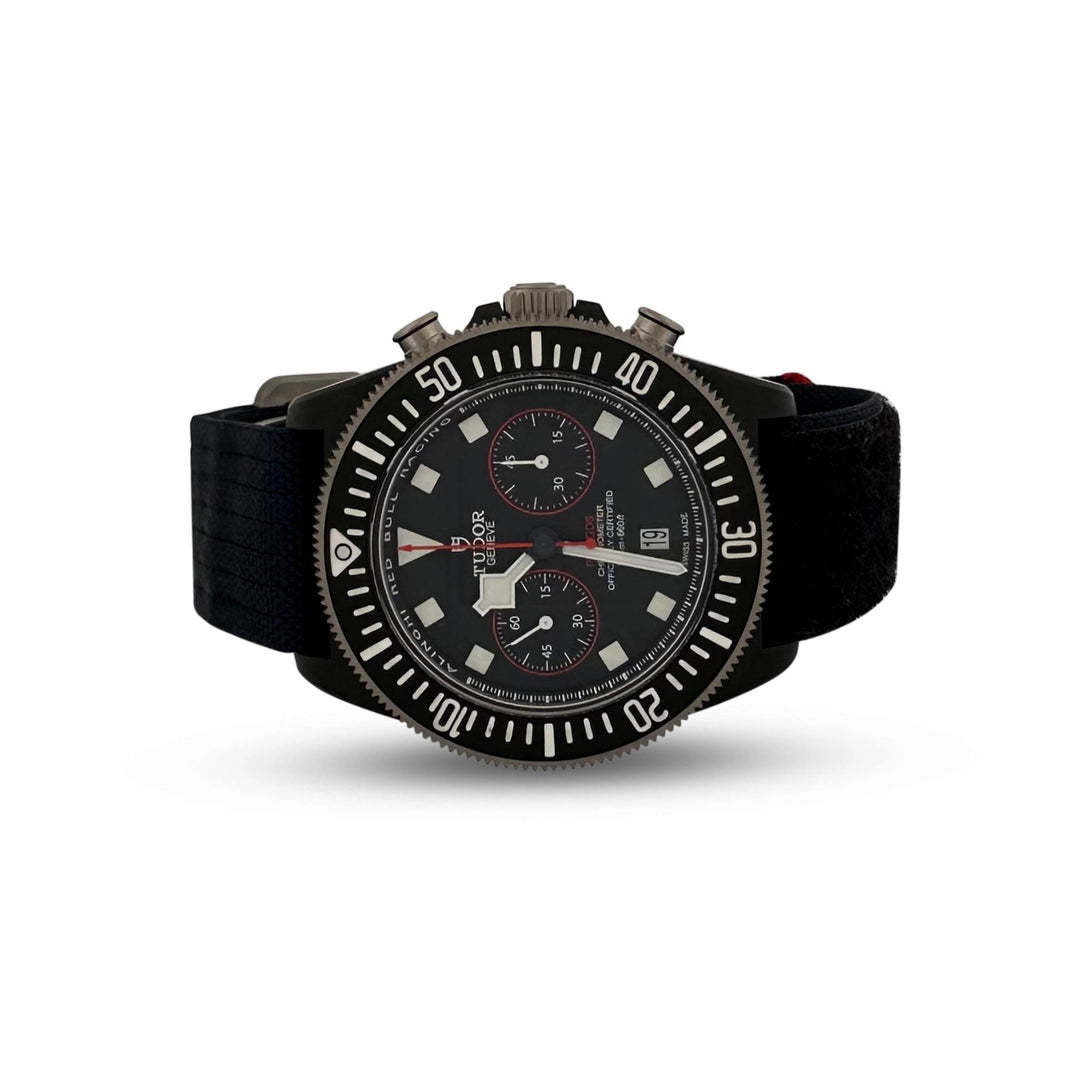 Tudor Pelagos Alinghi Red Bull Racing Special Edition 43mm Black Carbon 2023 Strap Watch with Box & Papers