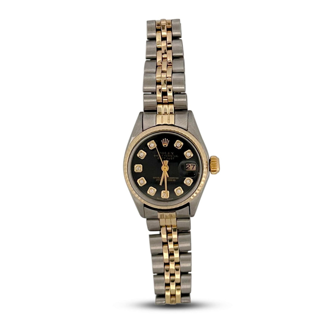 1966 Rolex Datejust 26mm Two-tone 18k Yellow Gold & Stainless Steel Jubilee Bracelet Watch