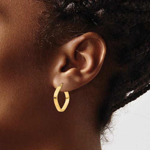 Plus Size - Rounded Square Hoop Earring - Torrid